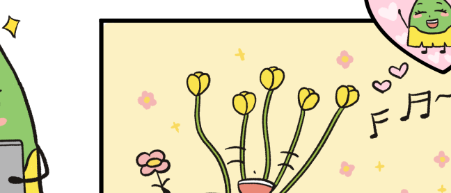 柳树芽生长与调控的漫画示意局部